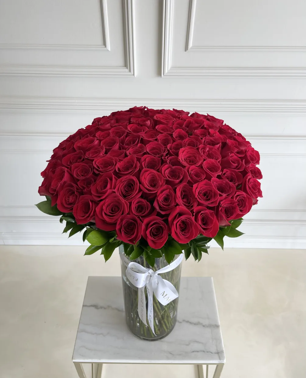 101 Red Roses Vase