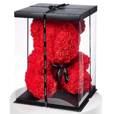 Luxury Rose Teddy Bear