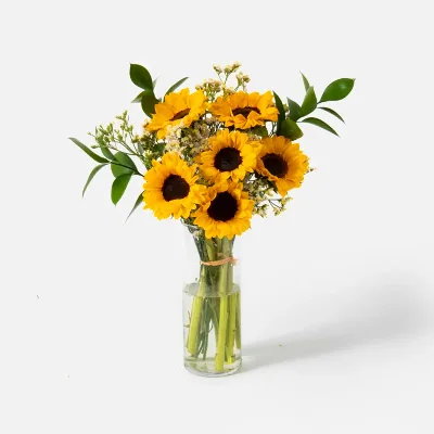 Sun Flowers Vase