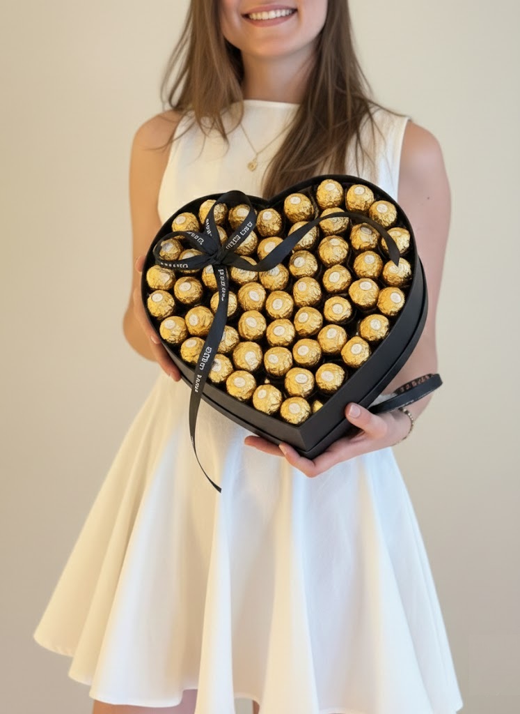 Heart Shape Ferrerocher Box