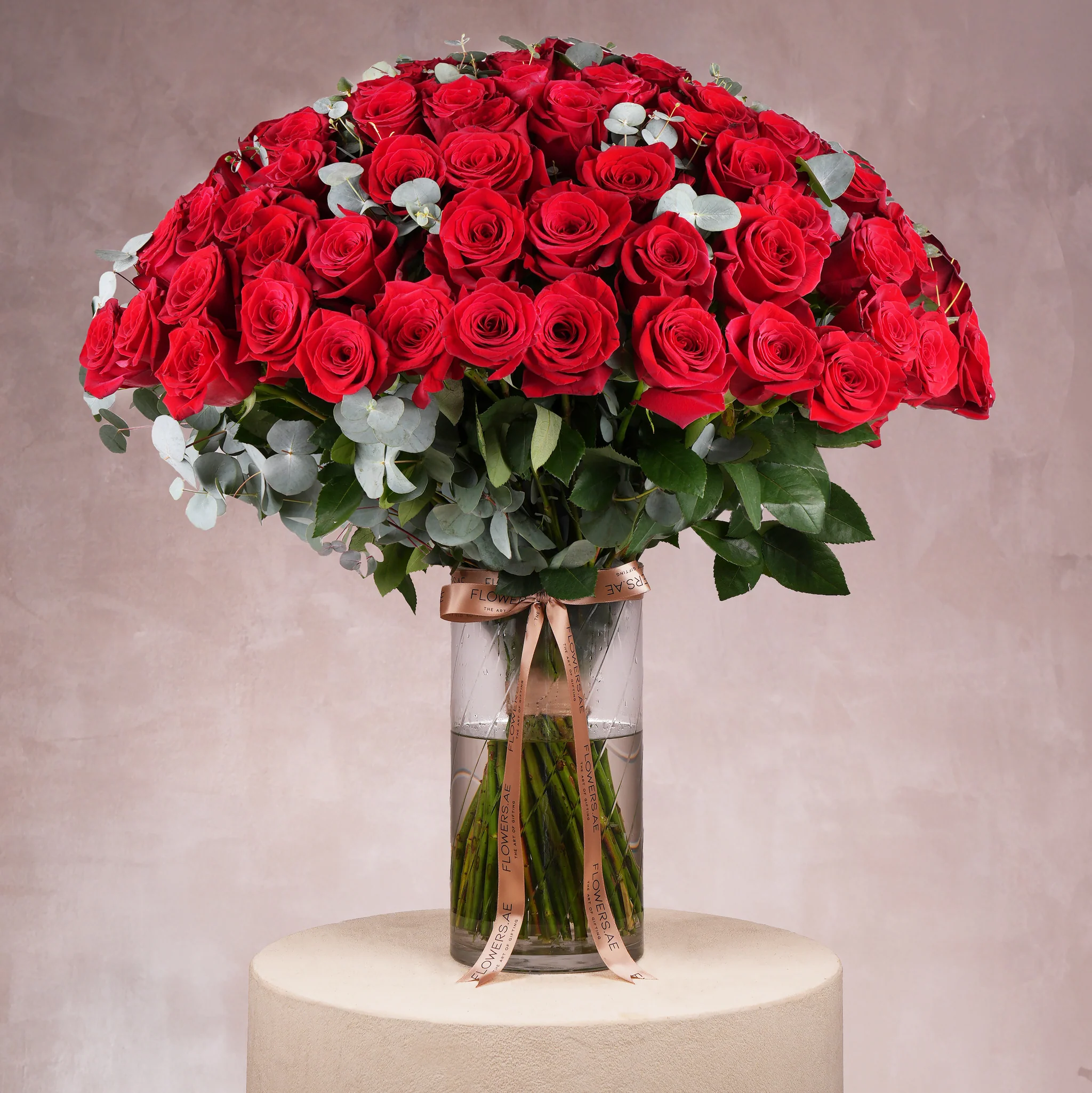 101 Red Roses Vase