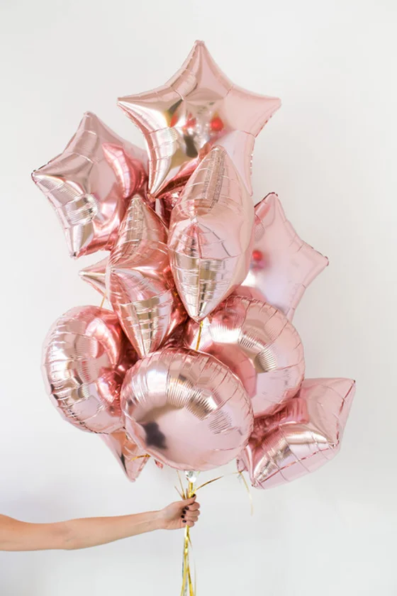 Rose Gold Ballon Set