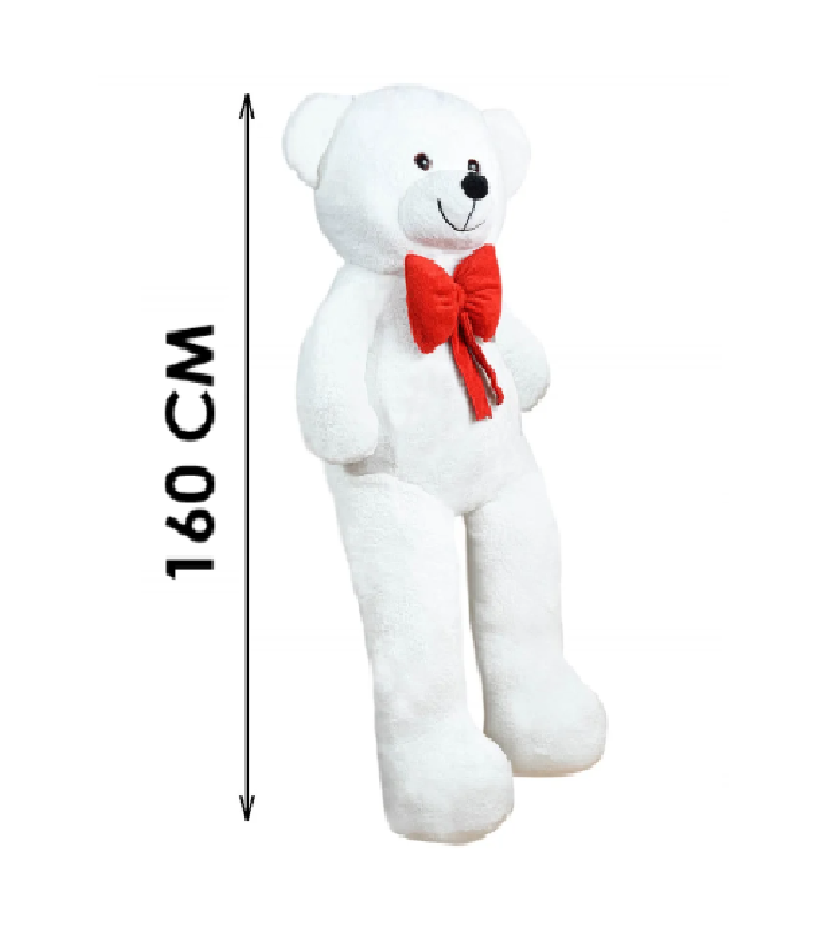 160 Cm Big White Bear