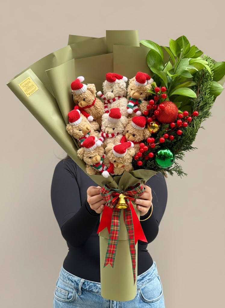 Bear Bouqet Christmas