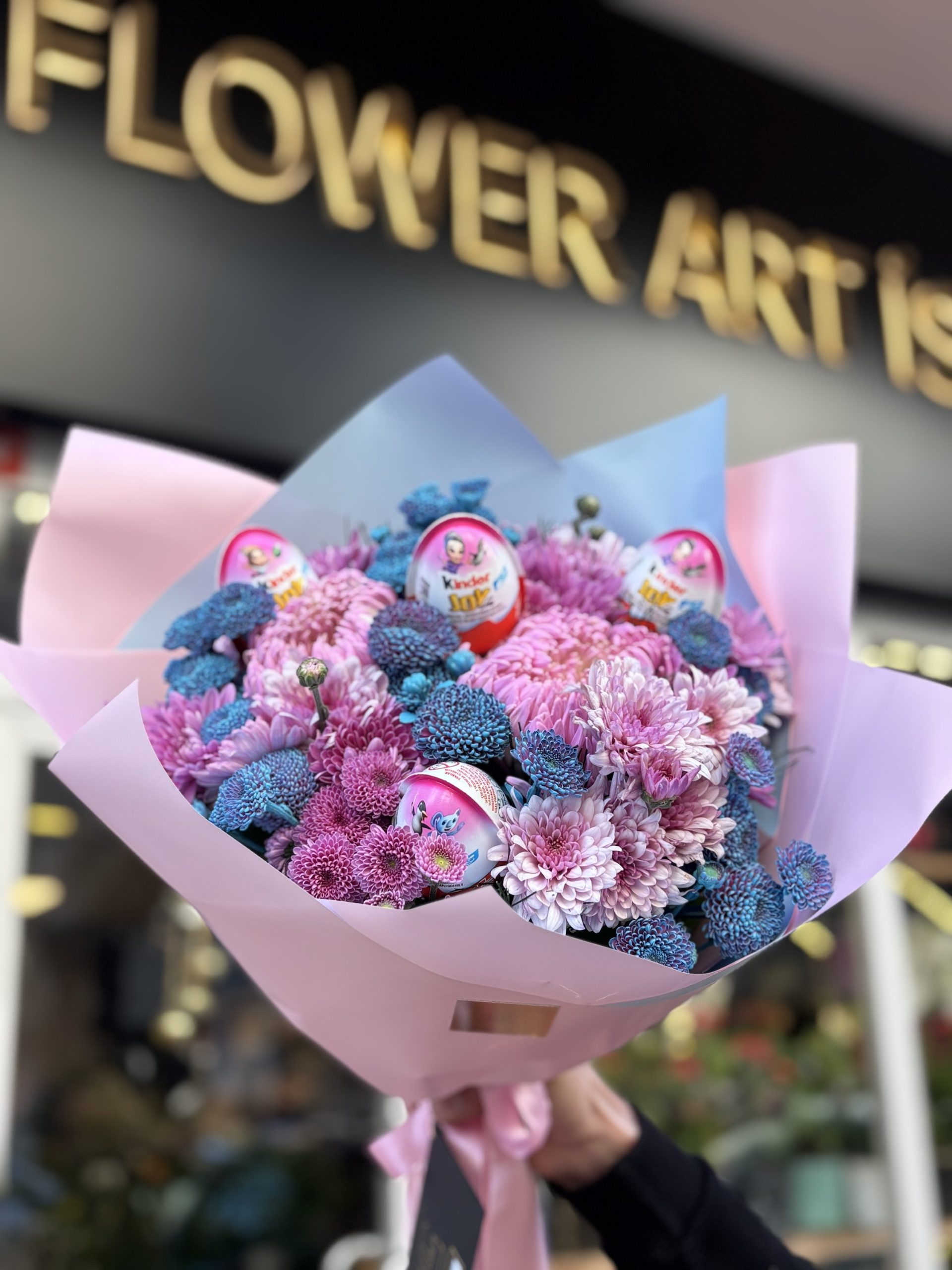 Kinder Surprise Egg Flowers Bouqet
