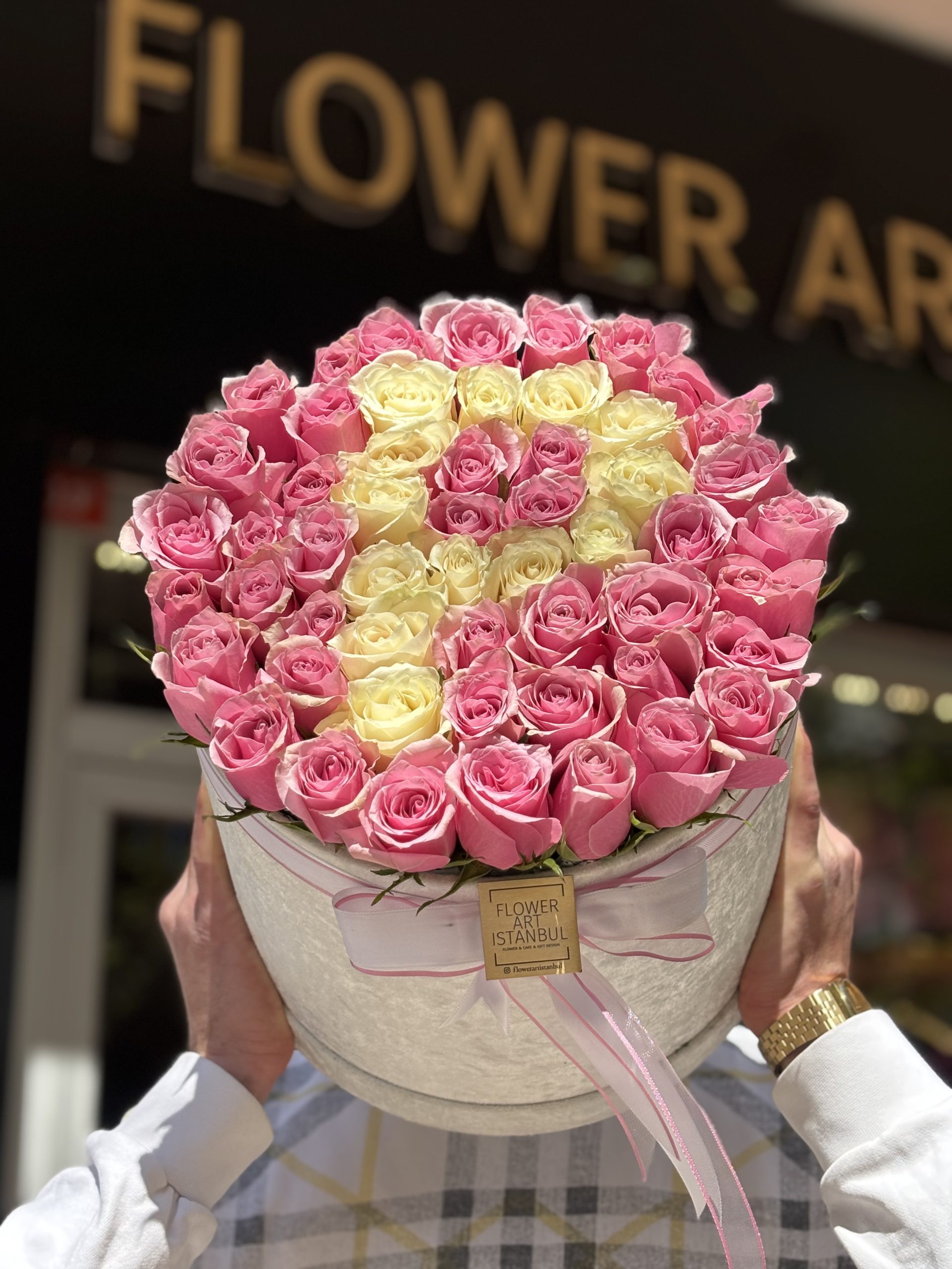 Pink Rose Letter Box