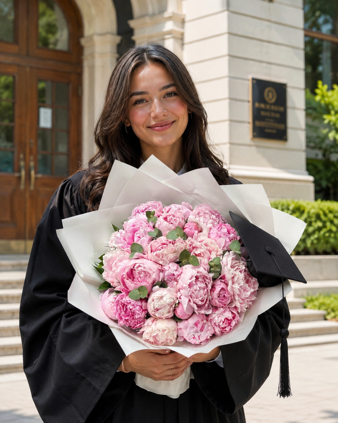 Pink Triumph Peony Bouquet