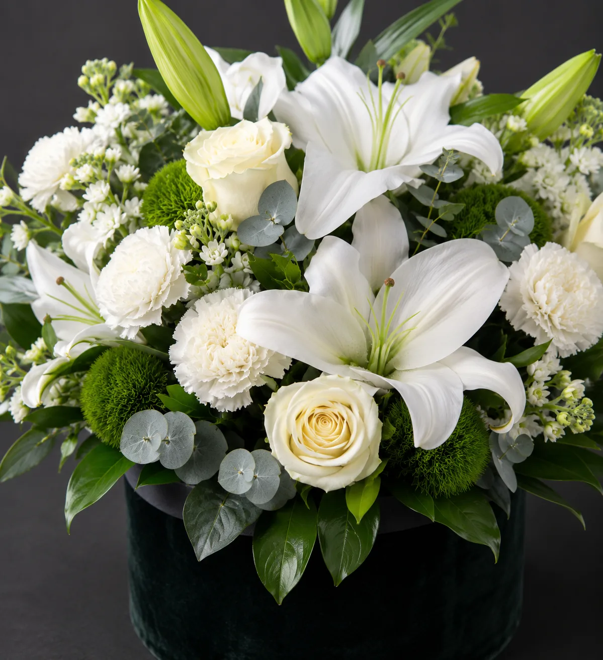 Midnight White Elegance