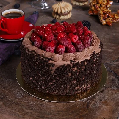 Raspberry Chocolate Cake