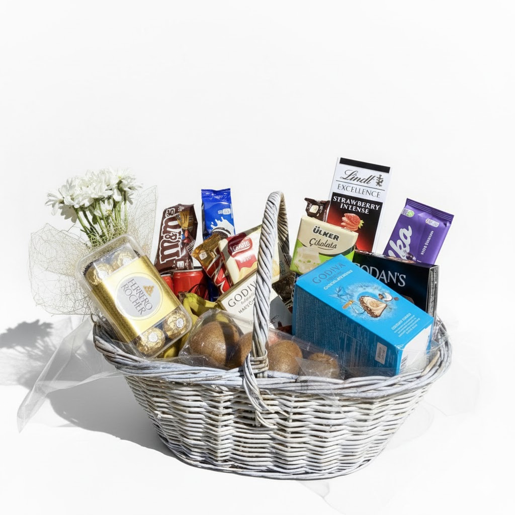 Fruit & Snacks Mega Basket